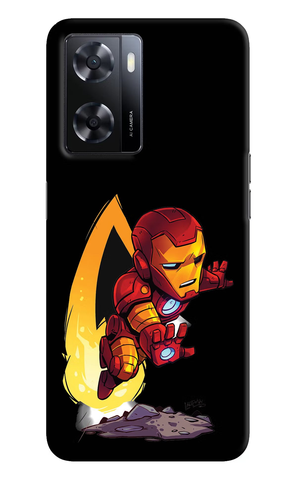 IronMan Oppo A57 2022 Hard Case Back Cover by Casekaro