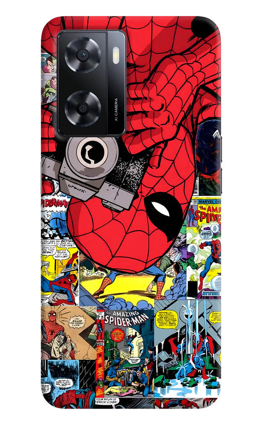 Spider Man Oppo A57 2022 Hard Case Back Cover by Casekaro
