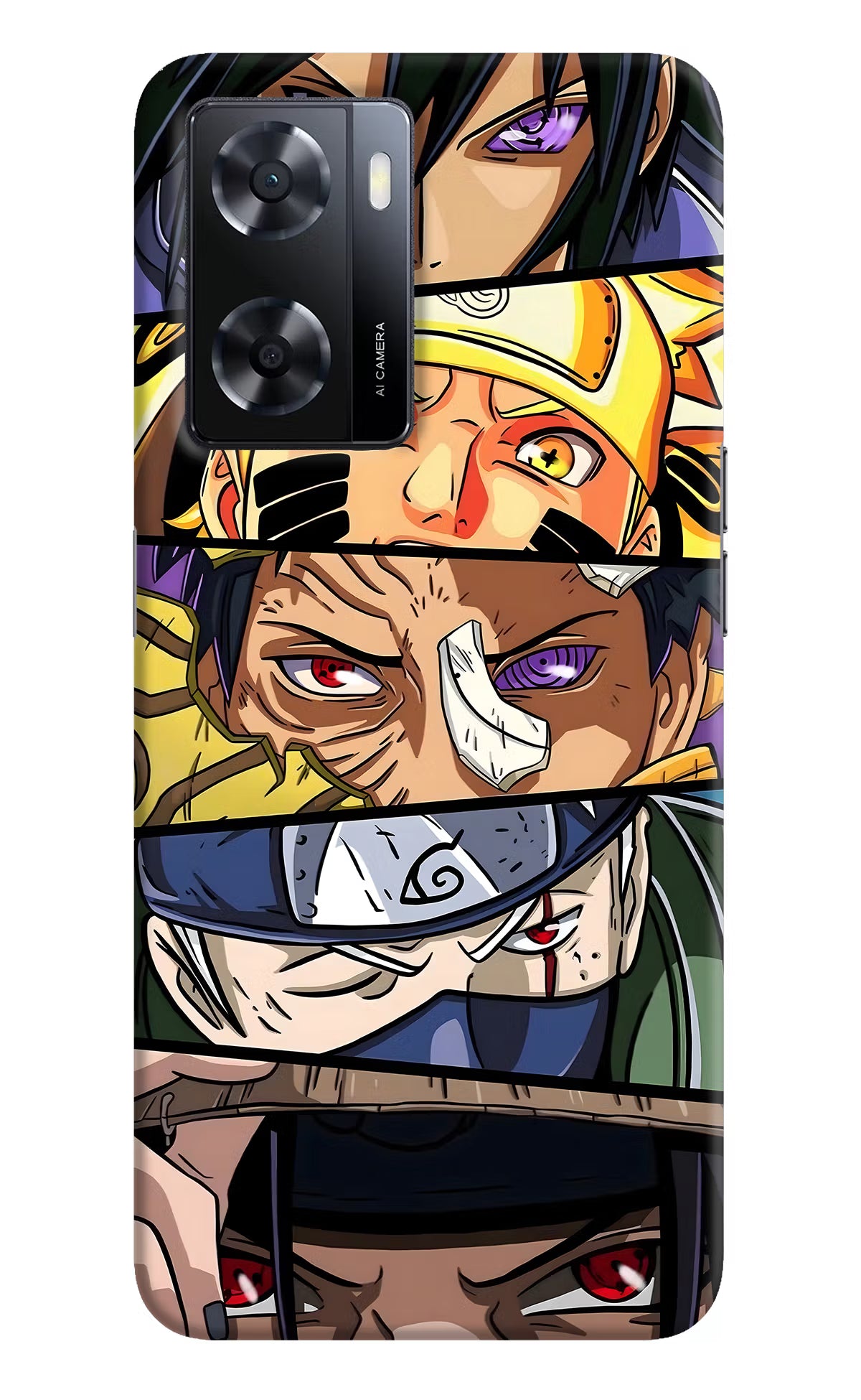 Naruto Character Oppo A57 2022 Hard Case Back Cover by Casekaro