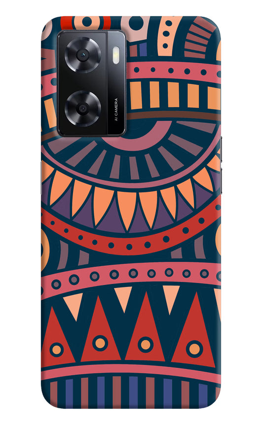 African Culture Design Oppo A57 2022 Hard Case Back Cover by Casekaro