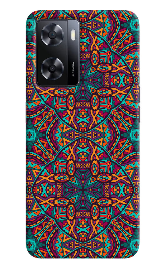 Colour Mandala Oppo A57 2022 Hard Case Back Cover by Casekaro
