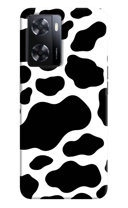 Cow Spots Oppo A57 2022 Hard Case Back Cover by Casekaro