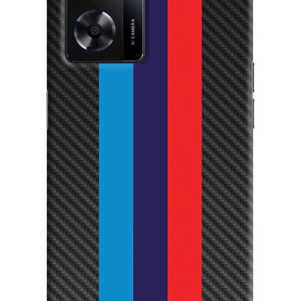 BMW Stripes Pattern Oppo A57 2022 Hard Case Back Cover by Casekaro