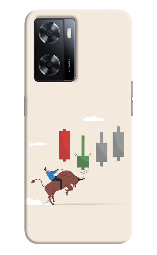 Bull Trading Momentum Oppo A57 2022 Hard Case Back Cover by Casekaro