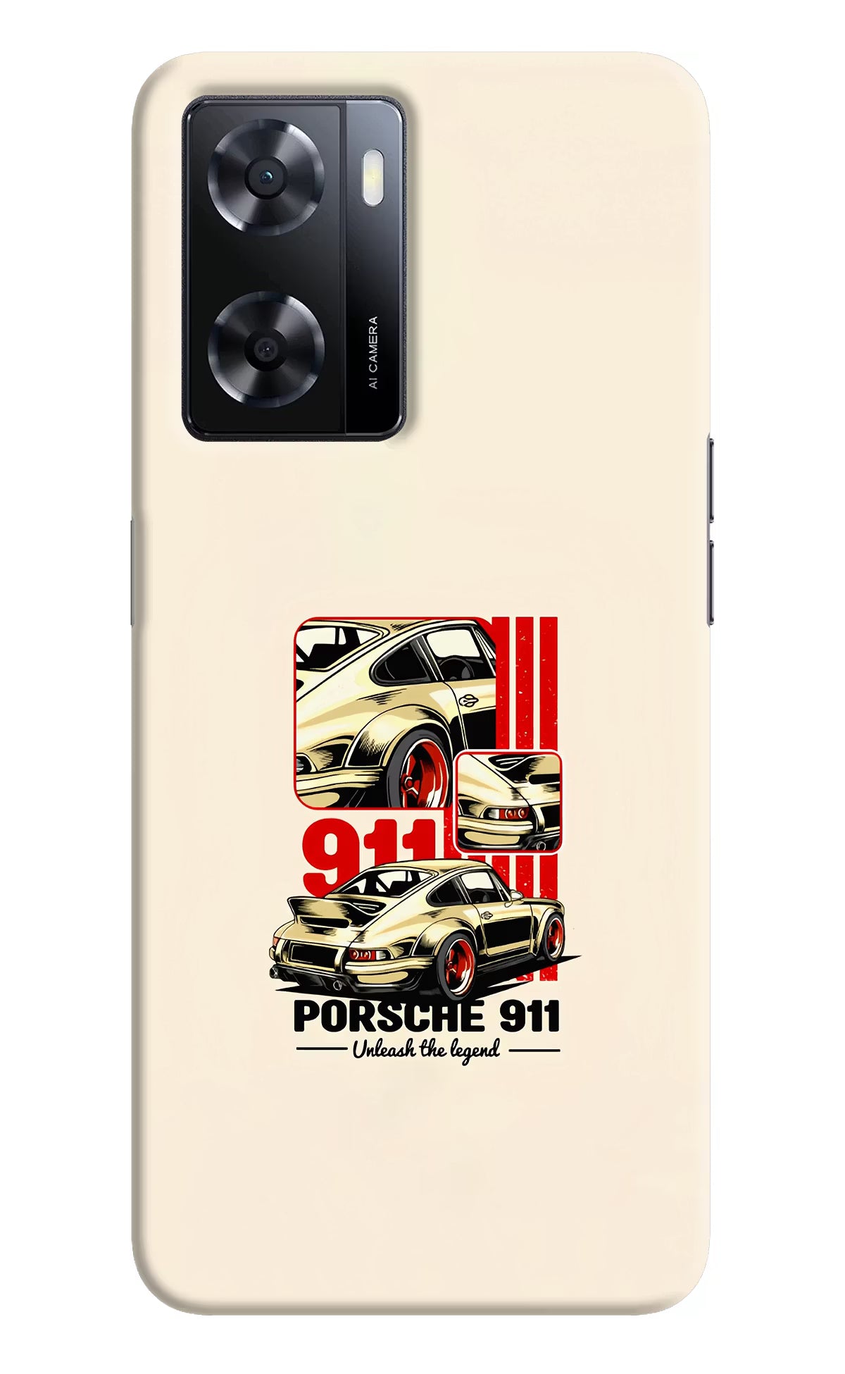 Classic Porsche 911 Oppo A57 2022 Hard Case Back Cover by Casekaro