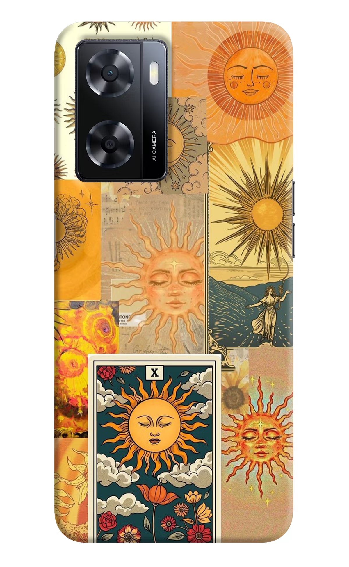 Sun Oppo A57 2022 Hard Case Back Cover by Casekaro