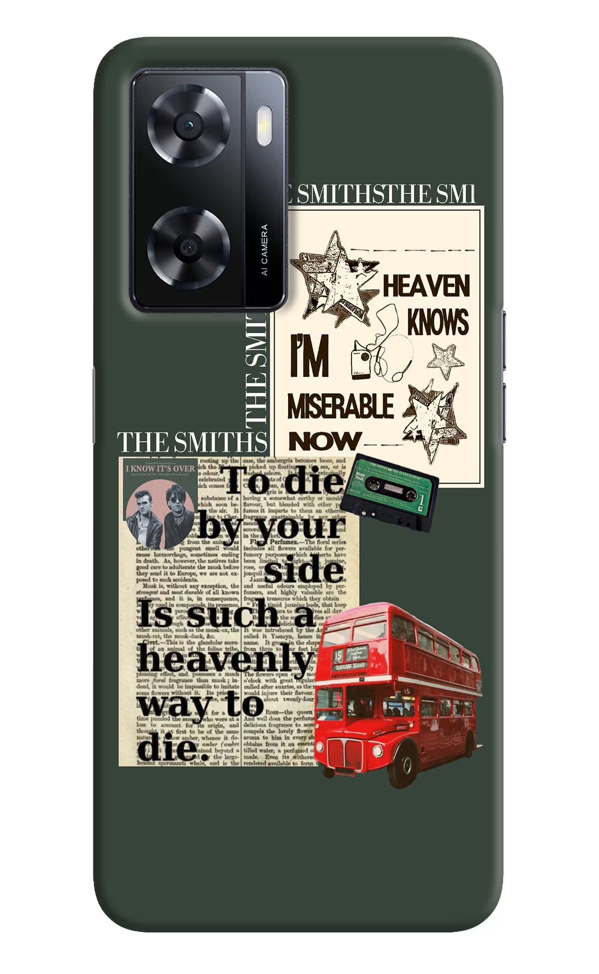 The Smiths Oppo A57 2022 Hard Case Back Cover by Casekaro