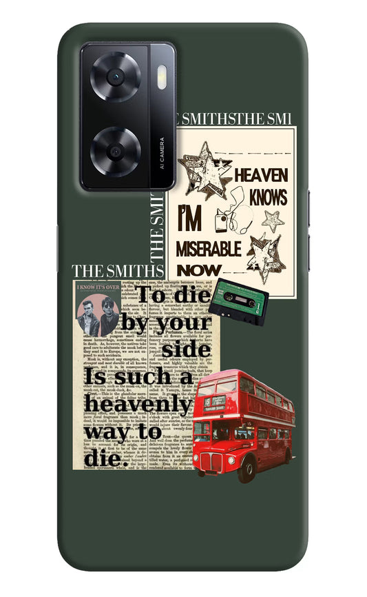The Smiths Oppo A57 2022 Hard Case Back Cover by Casekaro
