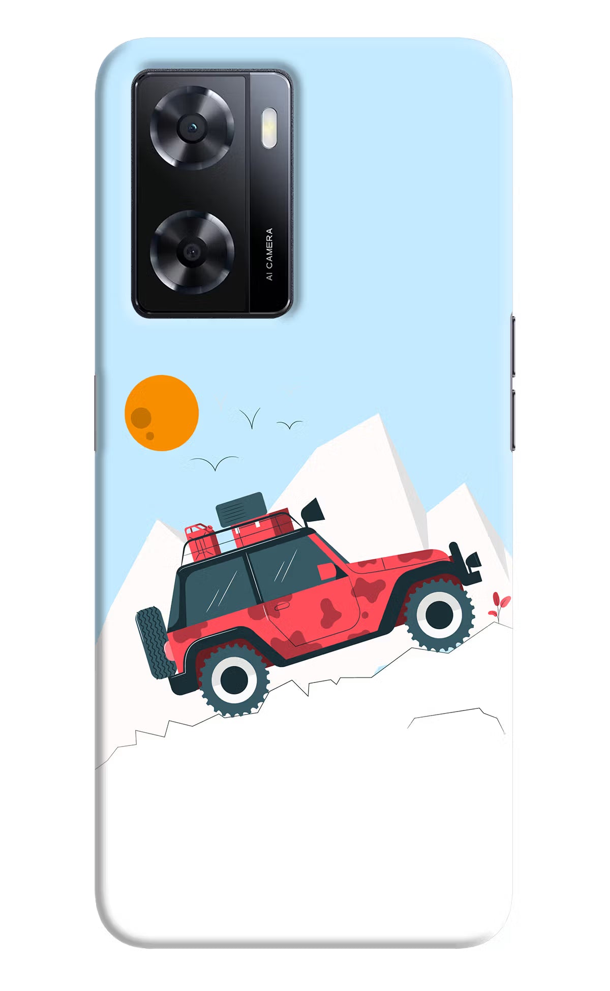 Mountain Trail Beast Oppo A57 2022 Hard Case Back Cover by Casekaro