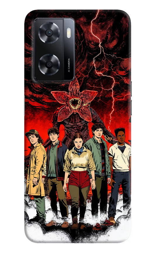 Ordinary Things Characters Oppo A57 2022 Hard Case Back Cover by Casekaro