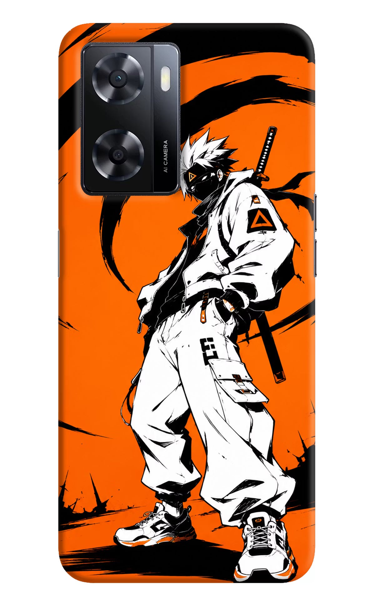 Street Samurai  Oppo A57 2022 Hard Case Back Cover by Casekaro