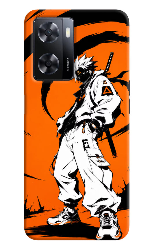 Street Samurai  Oppo A57 2022 Hard Case Back Cover by Casekaro