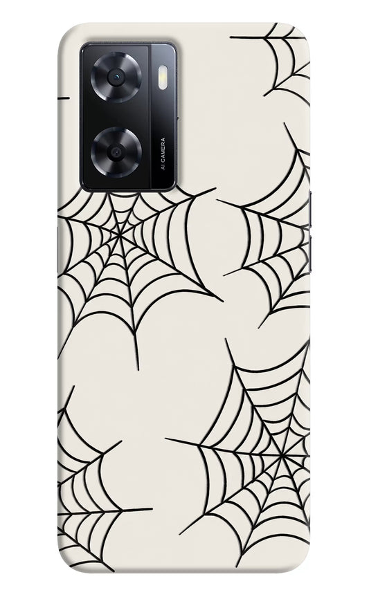Spider Web Oppo A57 2022 Hard Case Back Cover by Casekaro