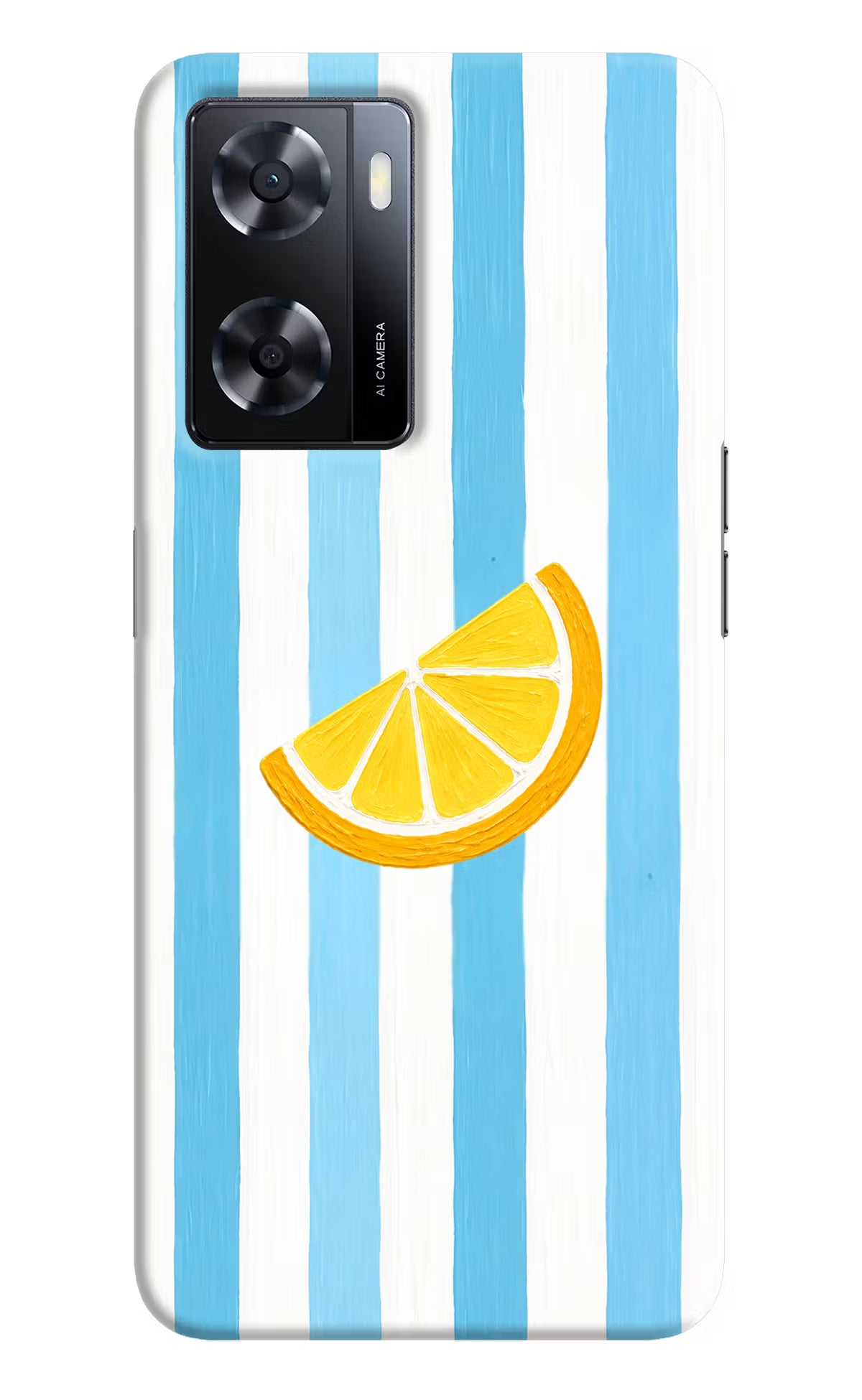 Summer Lemon Oppo A57 2022 Hard Case Back Cover by Casekaro