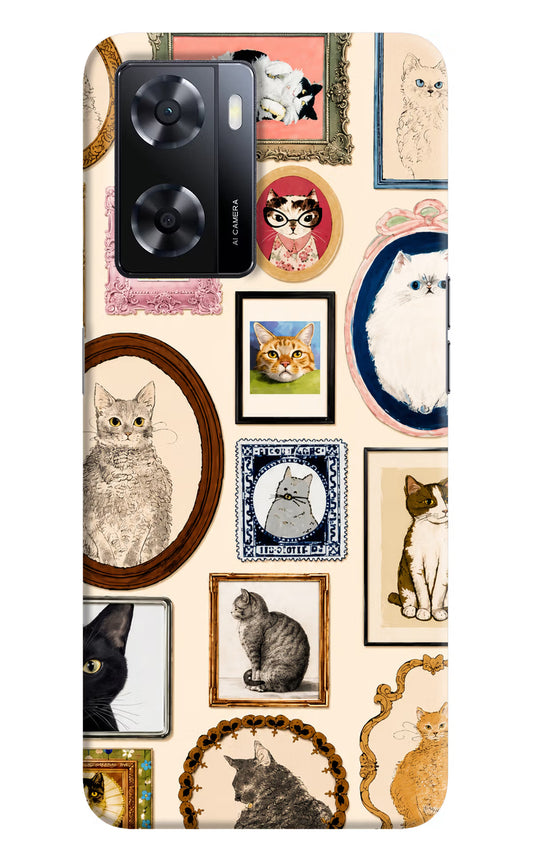 Mirror Cats Oppo A57 2022 Hard Case Back Cover by Casekaro