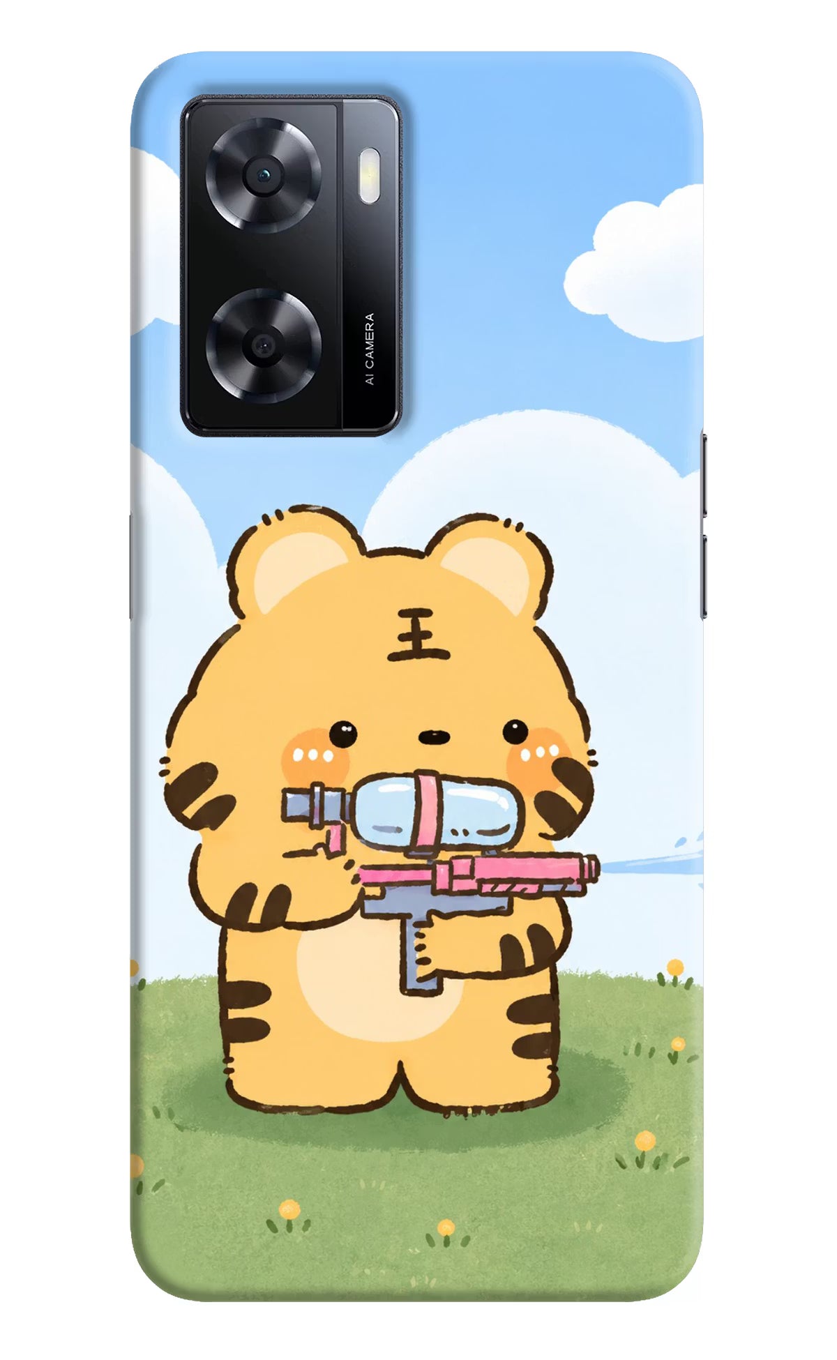 Tiger Treat Oppo A57 2022 Back Cover