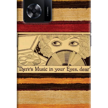 Vinyl Stripes Oppo A57 2022 Hard Case Back Cover by Casekaro