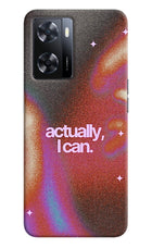 Pink Aura Oppo A57 2022 Back Cover