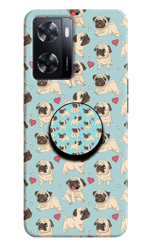 Pug Dog Oppo A57 2022 Pop Case by Casekaro
