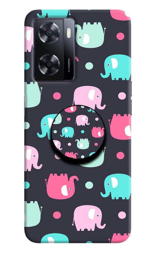 Baby Elephants Oppo A57 2022 Pop Case by Casekaro