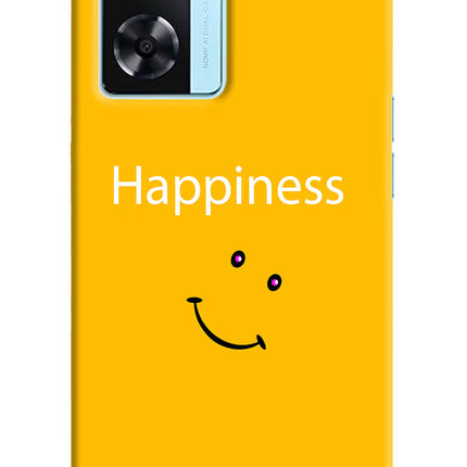 Happiness With Smiley Oppo A77 2022 Back Cover