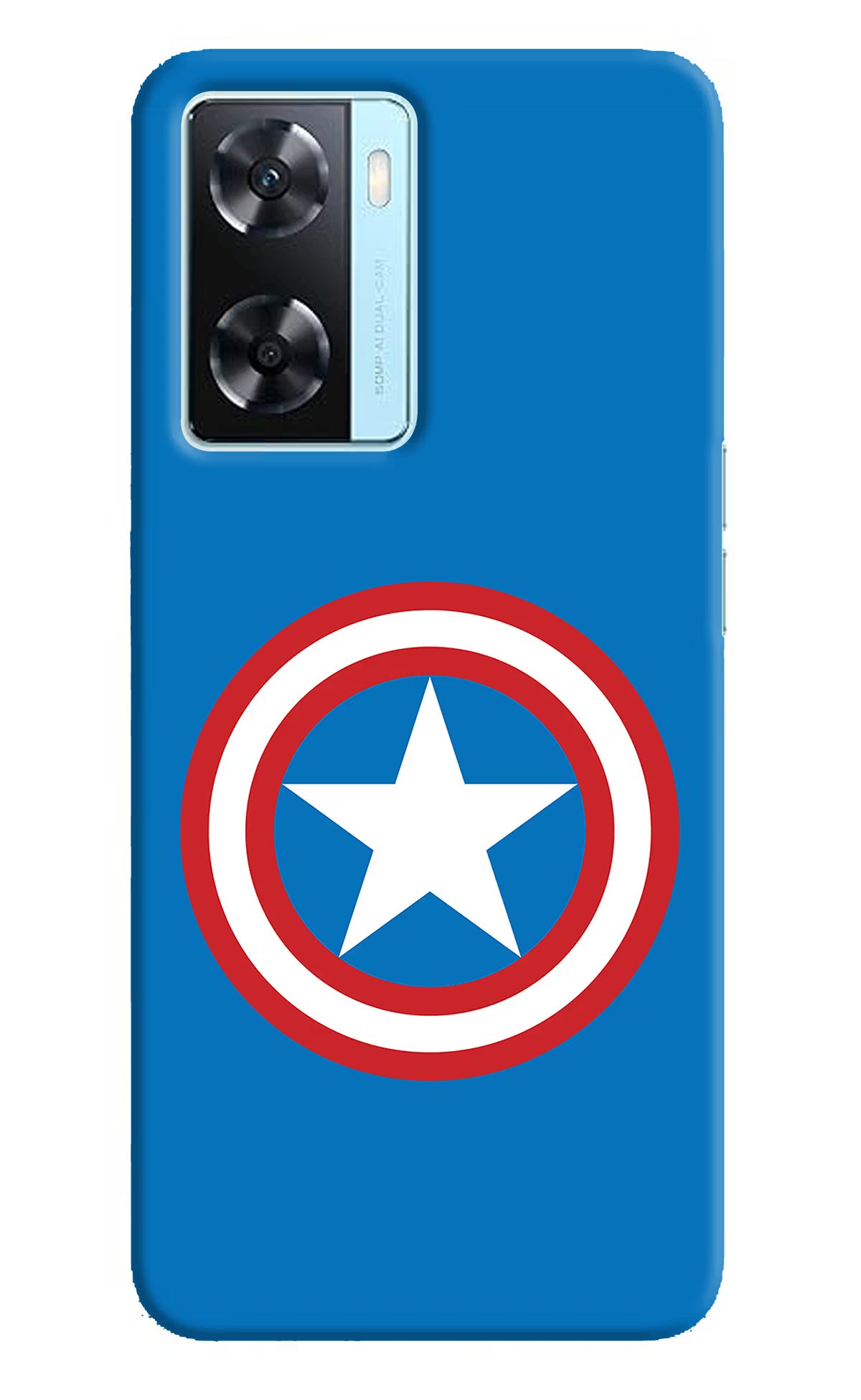 Captain America Logo Oppo A77 2022 Back Cover