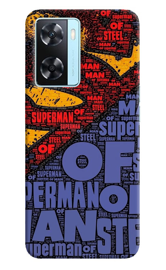 Superman Oppo A77 2022 Back Cover