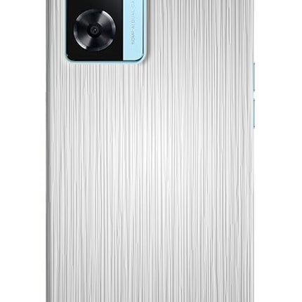 Wooden Grey Texture Oppo A77 2022 Back Cover