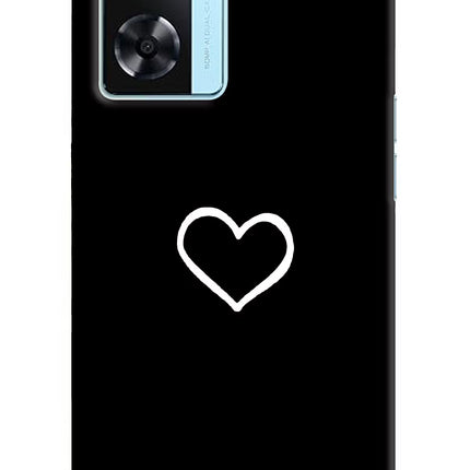 Heart Oppo A77 2022 Back Cover