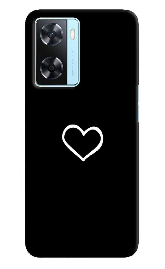 Heart Oppo A77 2022 Back Cover