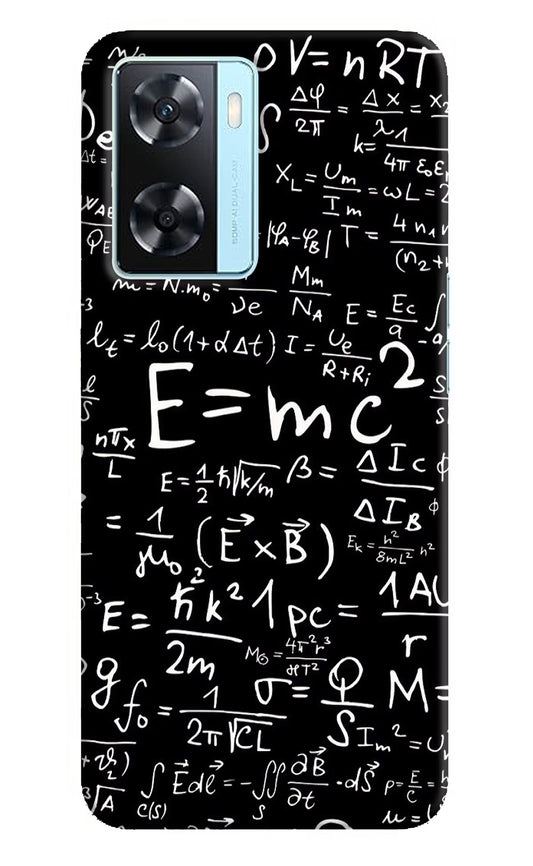 Physics Formula Oppo A77 2022 Back Cover