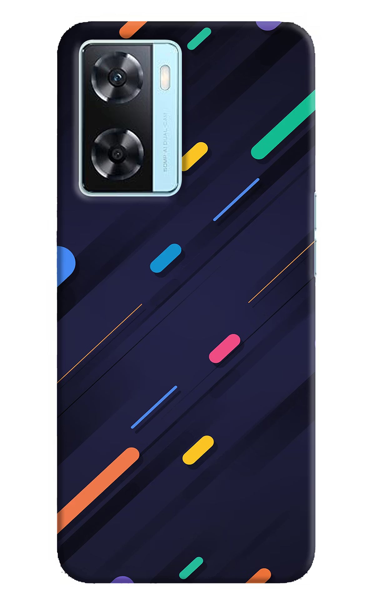 Abstract Design Oppo A77 2022 Back Cover