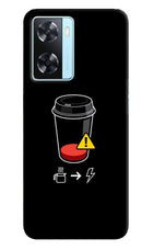 Coffee Oppo A77 2022 Back Cover