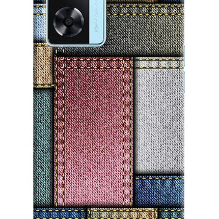 Multicolor Jeans Oppo A77 2022 Back Cover