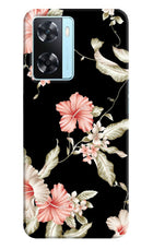 Flowers Oppo A77 2022 Back Cover