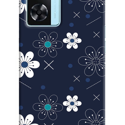 Flowers Oppo A77 2022 Back Cover