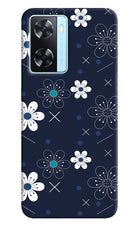 Flowers Oppo A77 2022 Back Cover
