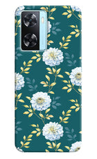 Flowers Oppo A77 2022 Back Cover