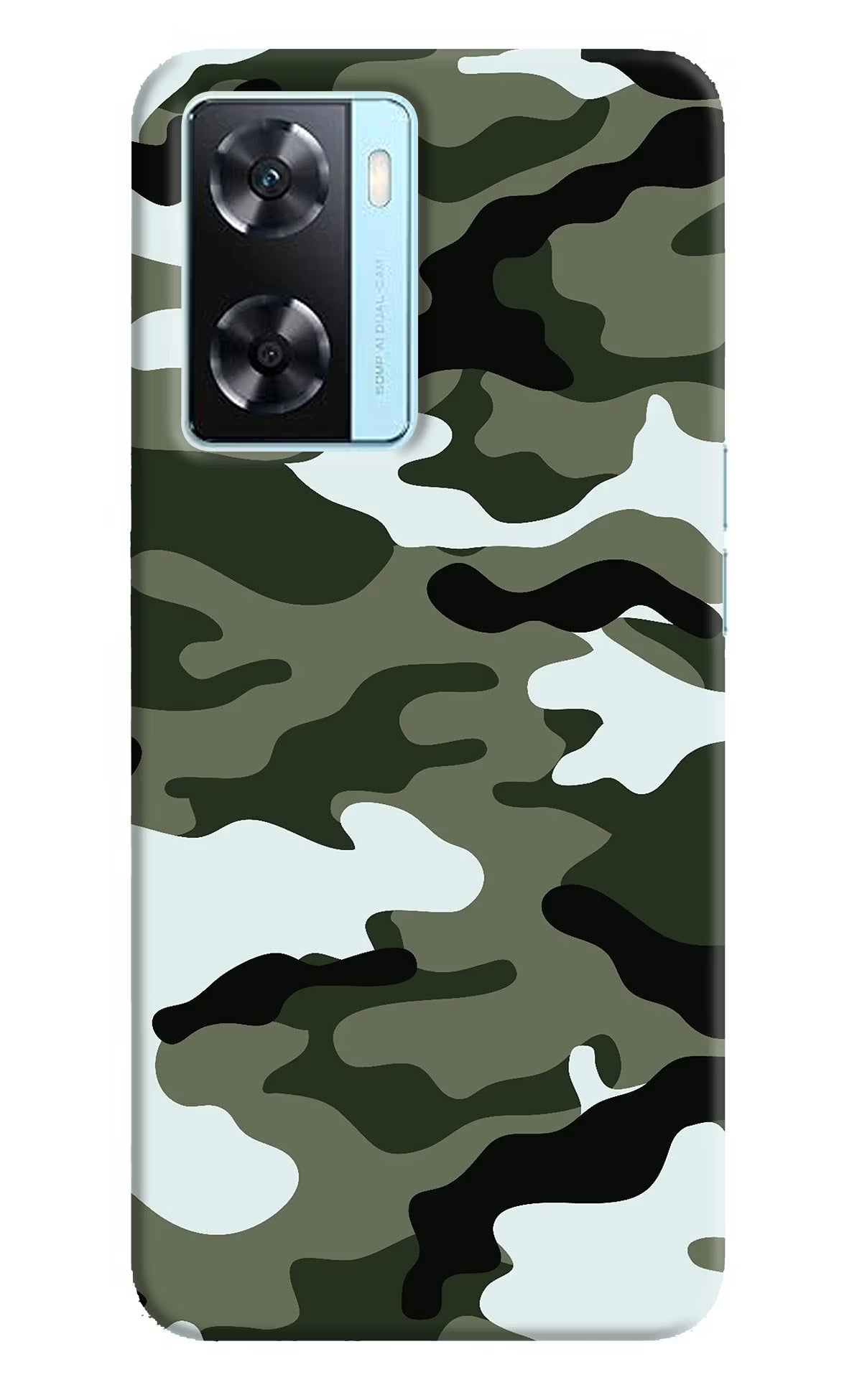 Camouflage Oppo A77 2022 Back Cover