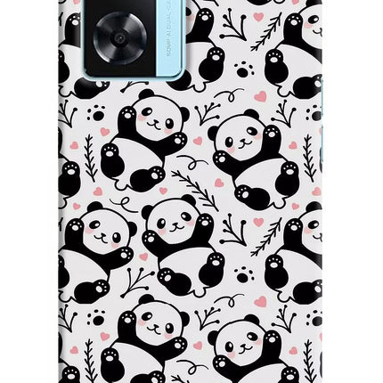 Cute Panda Oppo A77 2022 Back Cover