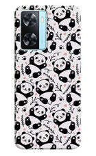 Cute Panda Oppo A77 2022 Back Cover