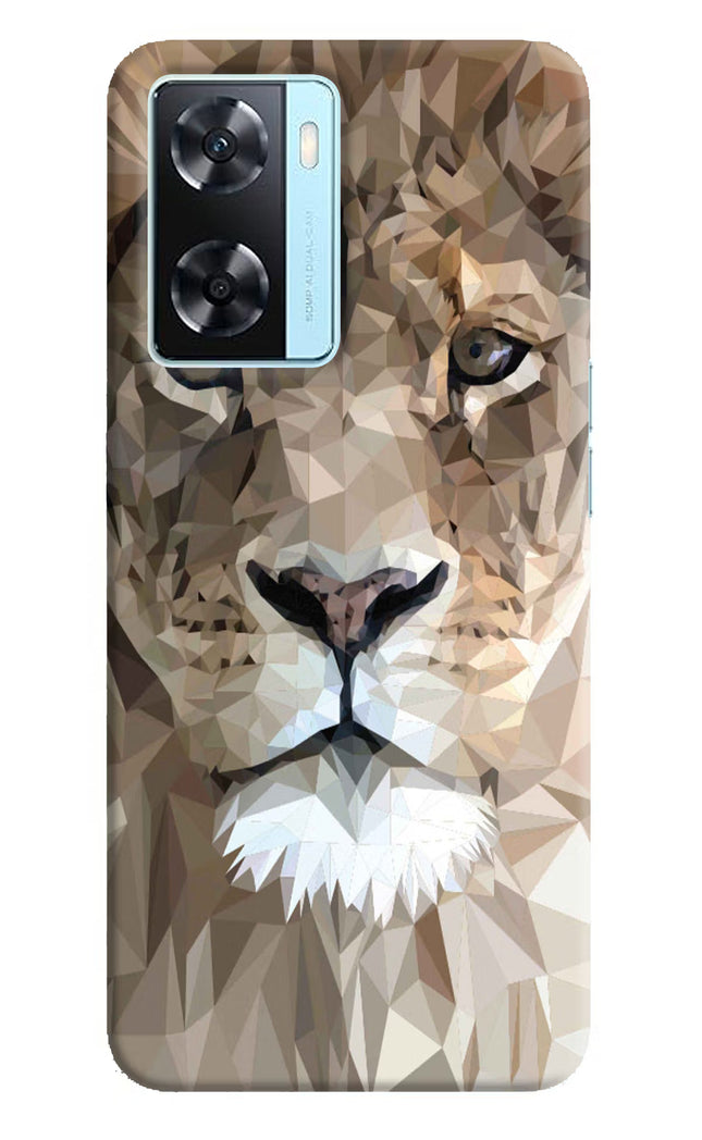 Lion Art Oppo A77 2022 Back Cover