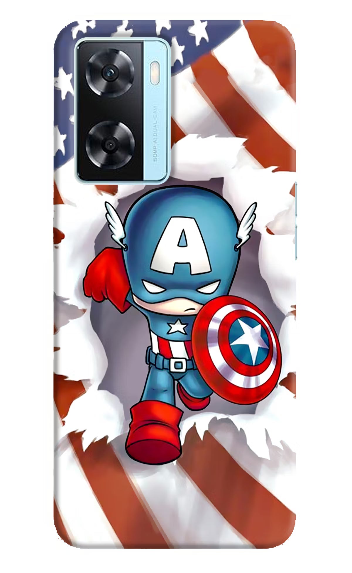 Captain America Oppo A77 2022 Back Cover