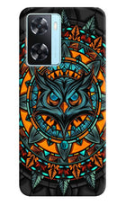 Angry Owl Art Oppo A77 2022 Back Cover
