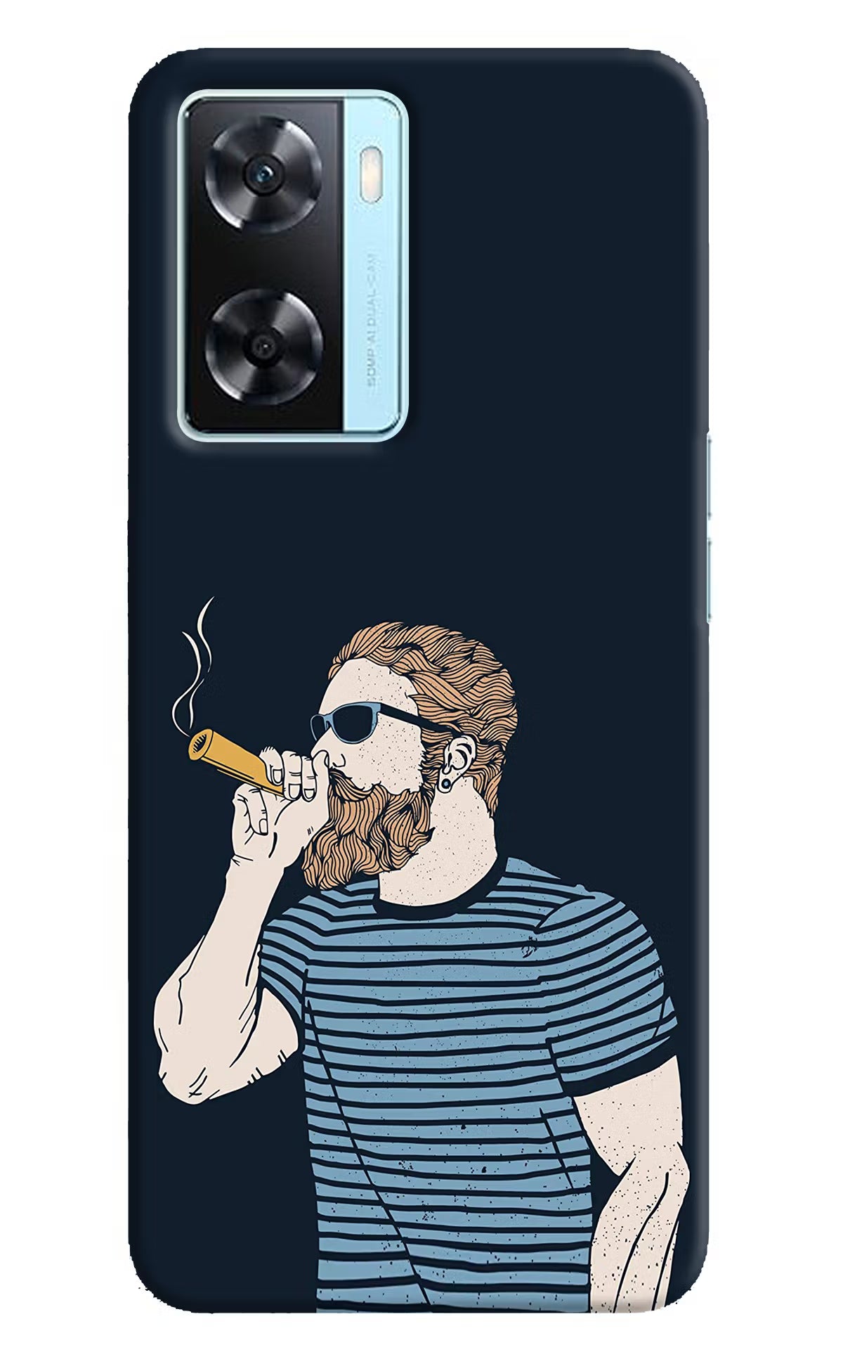 Smoking Oppo A77 2022 Back Cover