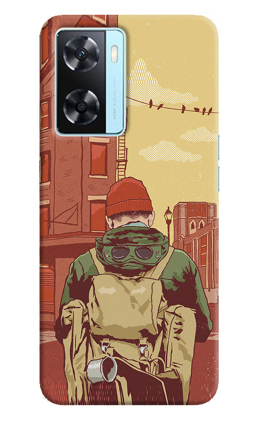 Adventurous Oppo A77 2022 Back Cover