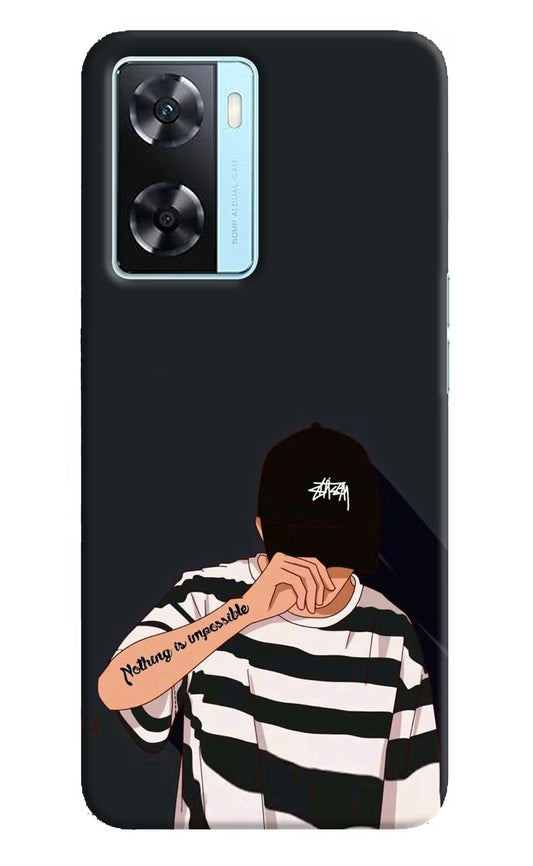 Aesthetic Boy Oppo A77 2022 Back Cover