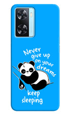 Keep Sleeping Oppo A77 2022 Back Cover