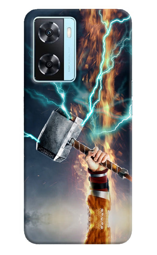 Thor Hammer Mjolnir Oppo A77 2022 Back Cover