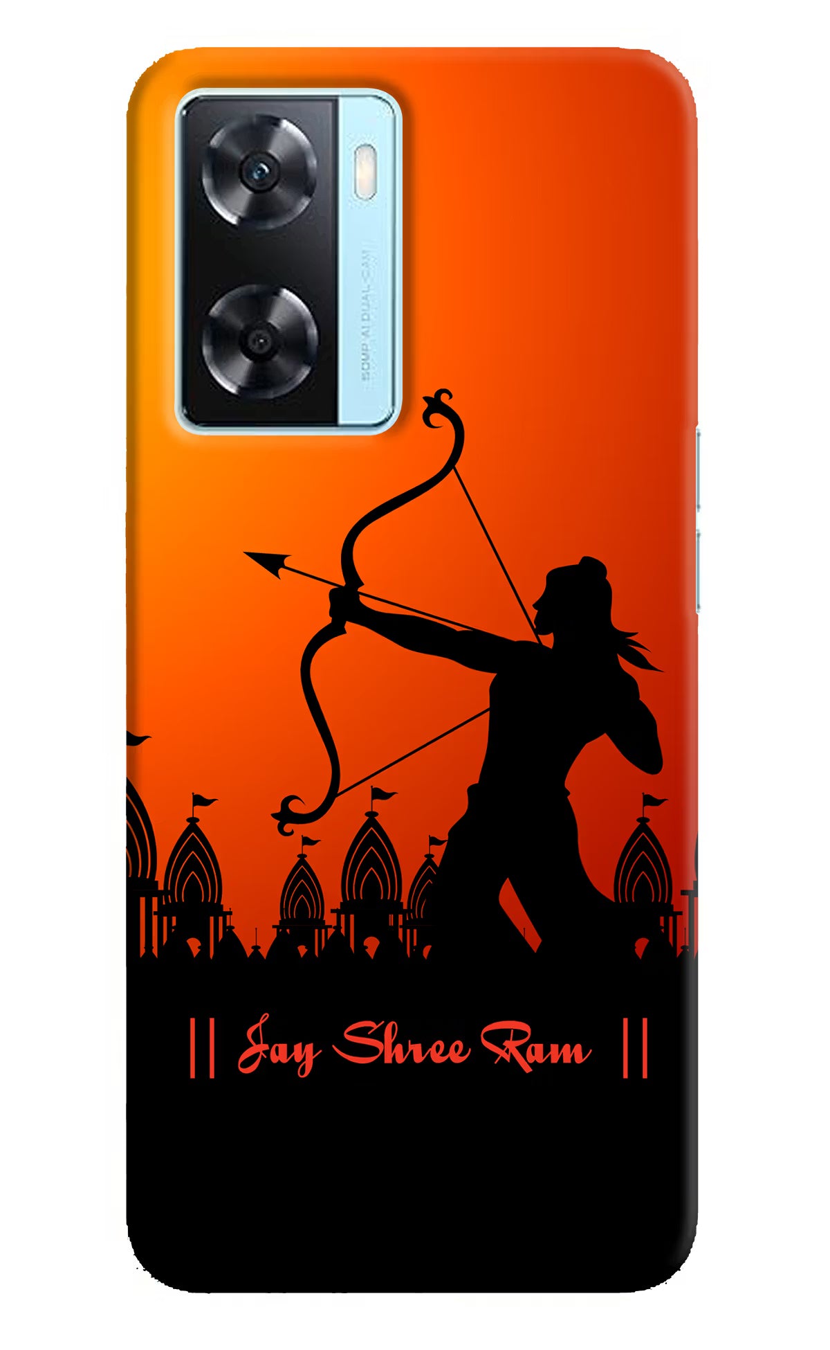 Lord Ram - 4 Oppo A77 2022 Back Cover